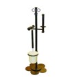 Decorative Toilet Brush and Roll Holder