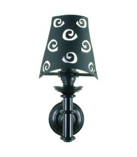 Sconce light fixture half lampshades iron AP100-PH01