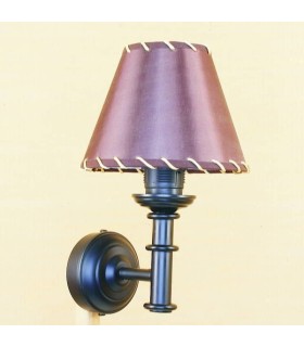 Wall night lamp brown lampshades AP1M00-PMR