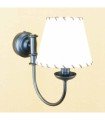 Led wall sconce Rustic ivory lampshades AP300-PMF