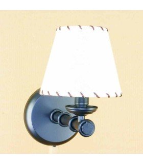 Wall sconce lighting ivory lampshades AP9100-PMF