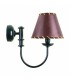 Led wall sconce brown lampshades AP300-PMR