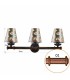 Barn light fixtures Rustic half lampshades iron AP2300-PH01